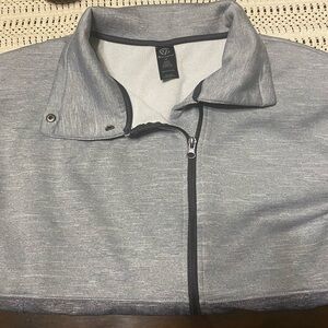 Gray Zip-Up Jacket